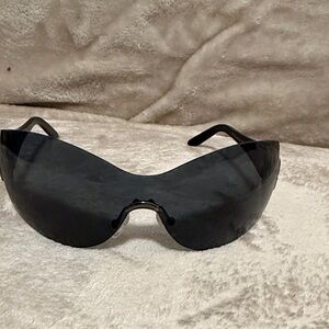 Givenchy Black Wraparound Sunglasses
